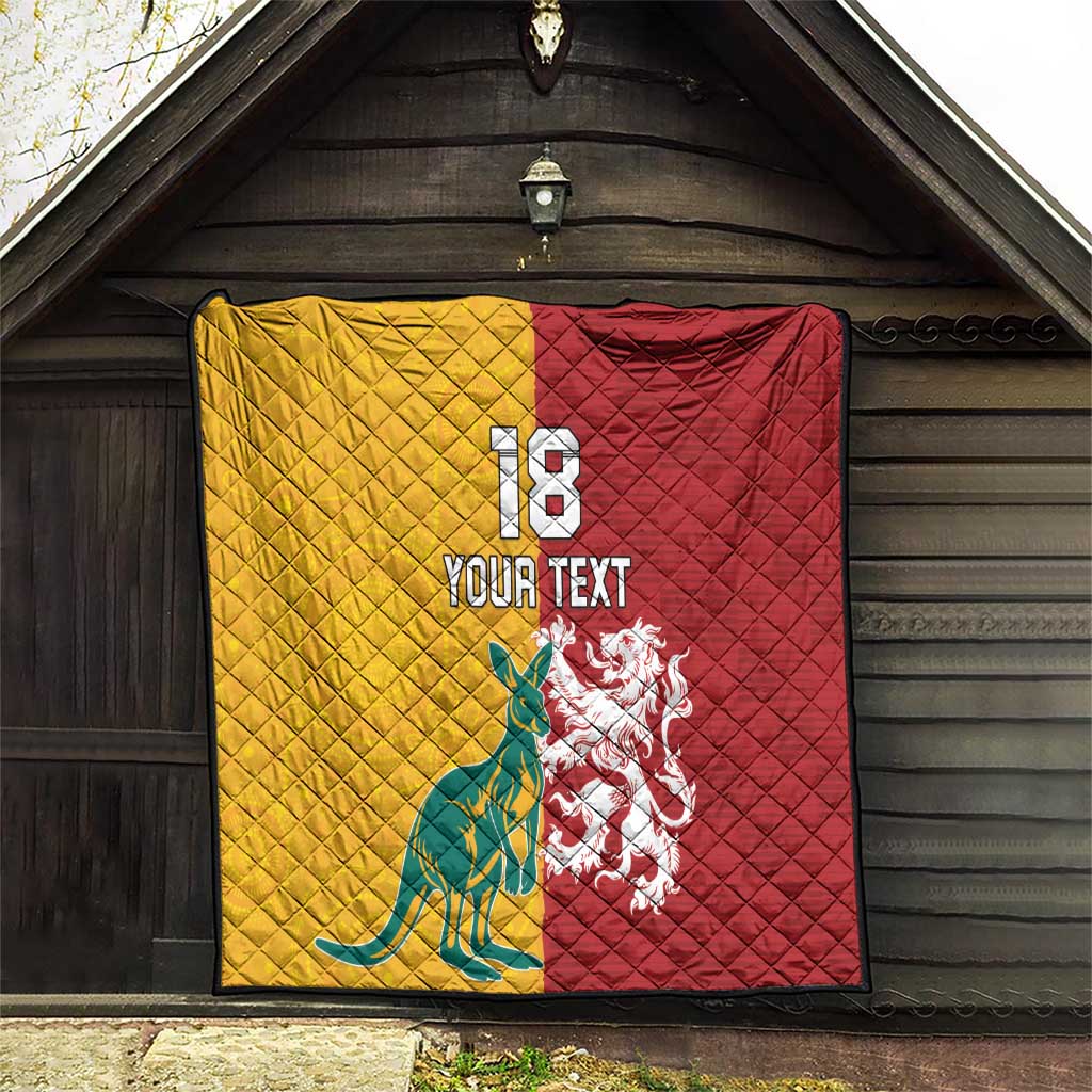 Custom British Lions Australia Quilt Unique Style - Aussie Hoodie