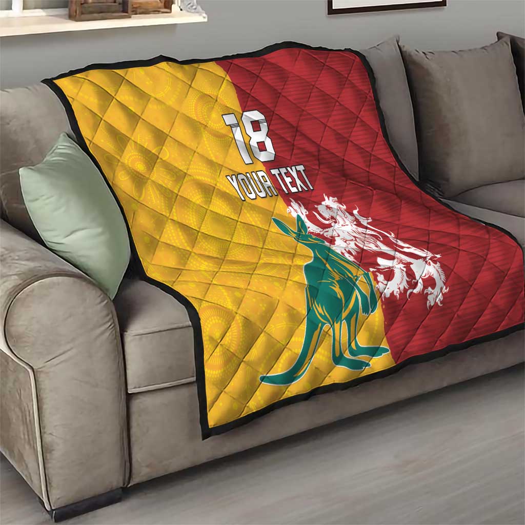 Custom British Lions Australia Quilt Unique Style - Aussie Hoodie