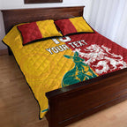 Custom British Lions Australia Quilt Bed Set Unique Style - Aussie Hoodie