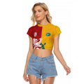 Custom British Lions Australia Raglan Cropped T Shirt Unique Style - Aussie Hoodie