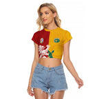 Custom British Lions Australia Raglan Cropped T Shirt Unique Style - Aussie Hoodie