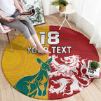 Custom British Lions Australia Round Carpet Unique Style - Aussie Hoodie