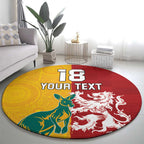 Custom British Lions Australia Round Carpet Unique Style - Aussie Hoodie