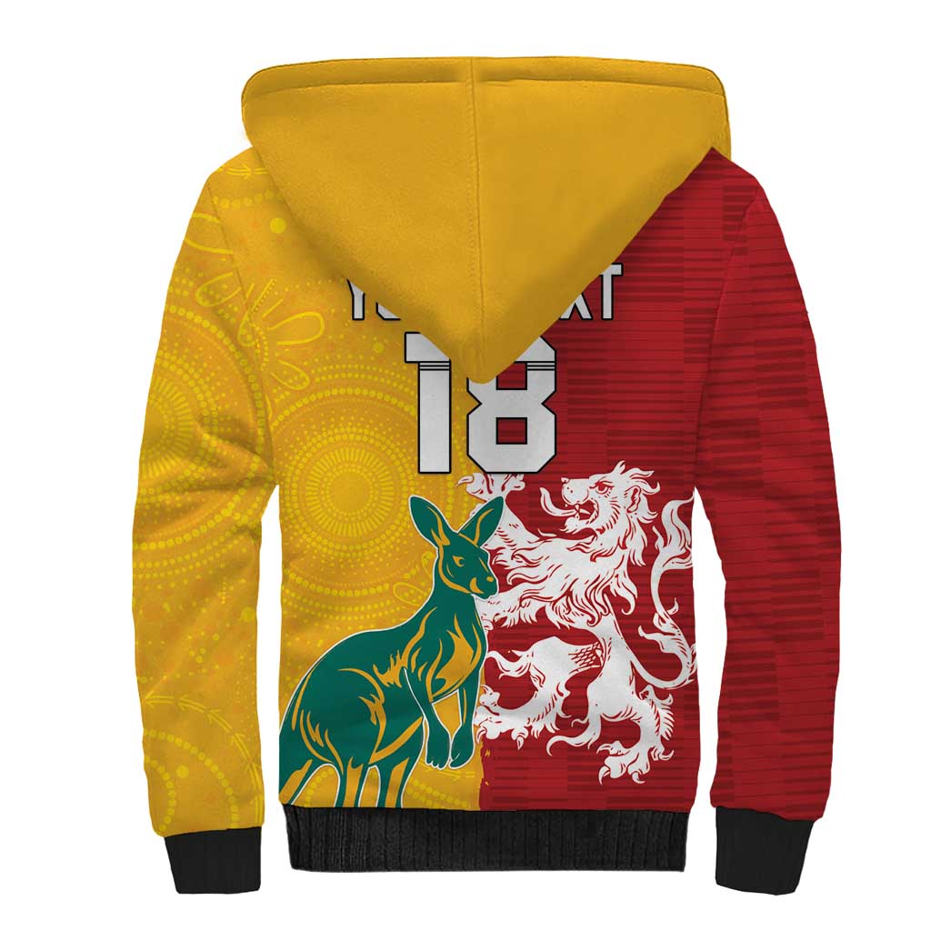 Custom British Lions Australia Sherpa Hoodie Unique Style - Aussie Hoodie
