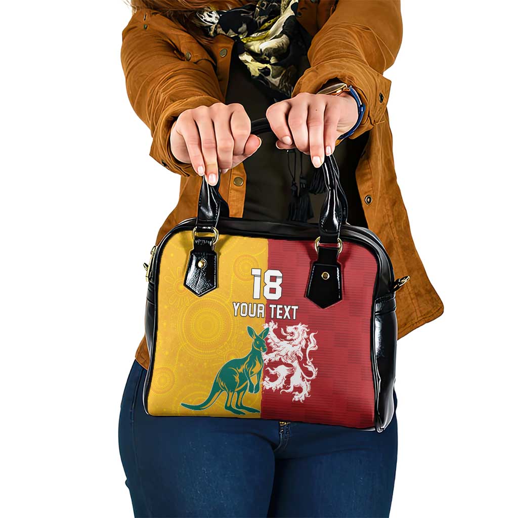 Custom British Lions Australia Shoulder Handbag Unique Style - Aussie Hoodie