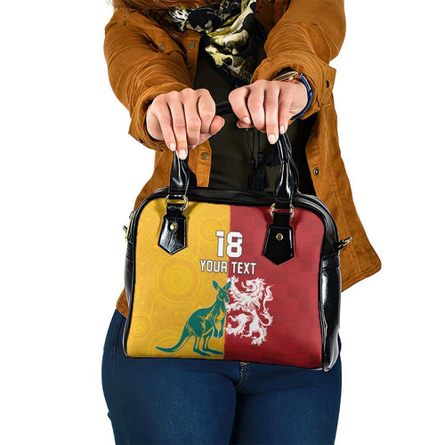Custom British Lions Australia Shoulder Handbag Unique Style - Aussie Hoodie