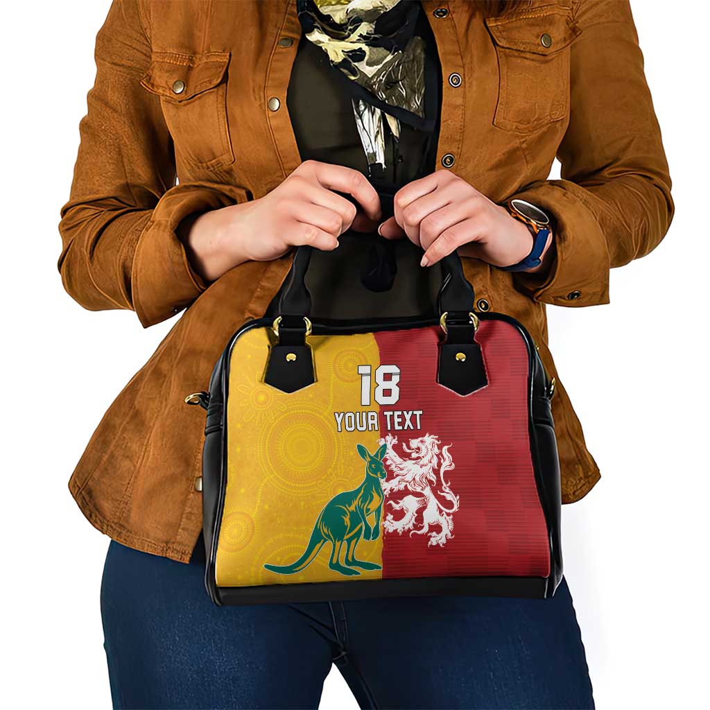 Custom British Lions Australia Shoulder Handbag Unique Style - Aussie Hoodie