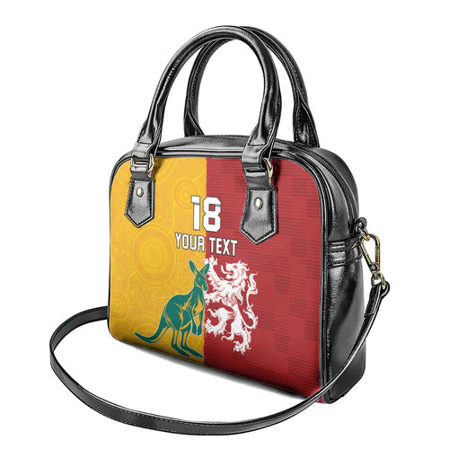 Custom British Lions Australia Shoulder Handbag Unique Style - Aussie Hoodie