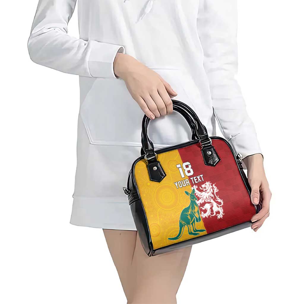 Custom British Lions Australia Shoulder Handbag Unique Style - Aussie Hoodie