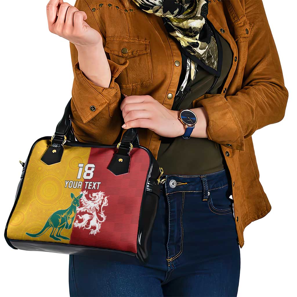 Custom British Lions Australia Shoulder Handbag Unique Style - Aussie Hoodie