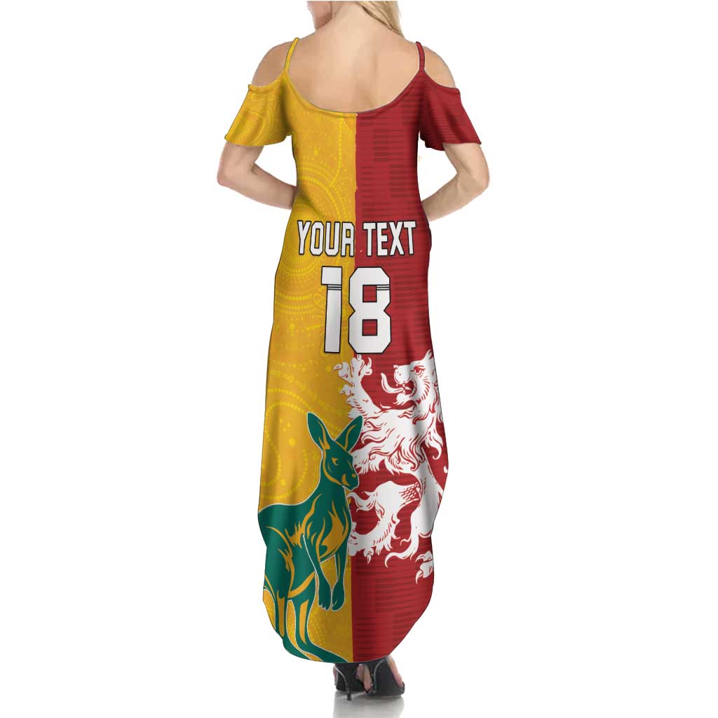 Custom British Lions Australia Summer Maxi Dress Unique Style - Aussie Hoodie