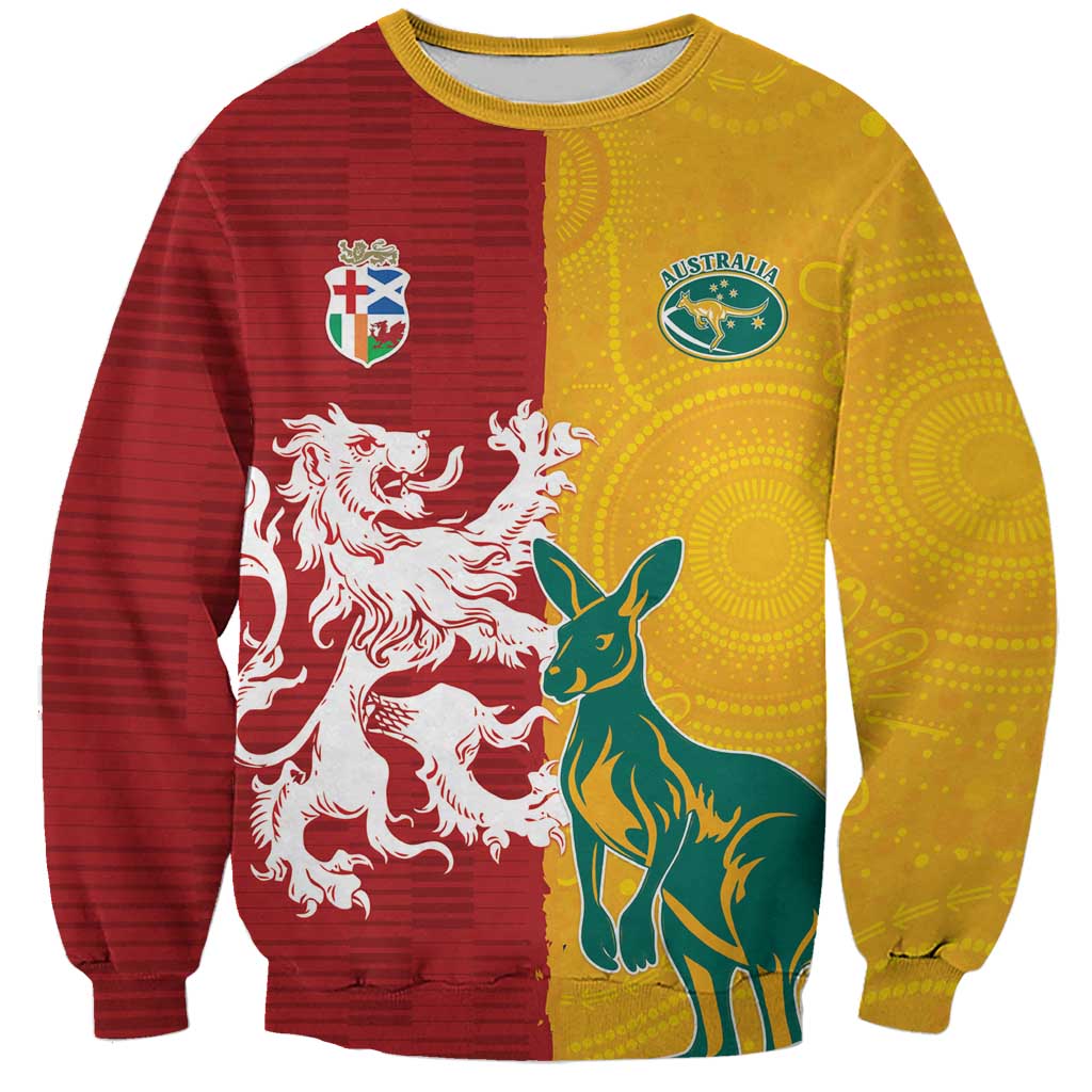 Custom British Lions Australia Sweatshirt Unique Style - Aussie Hoodie