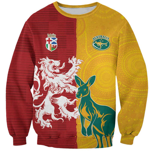 Custom British Lions Australia Sweatshirt Unique Style - Aussie Hoodie