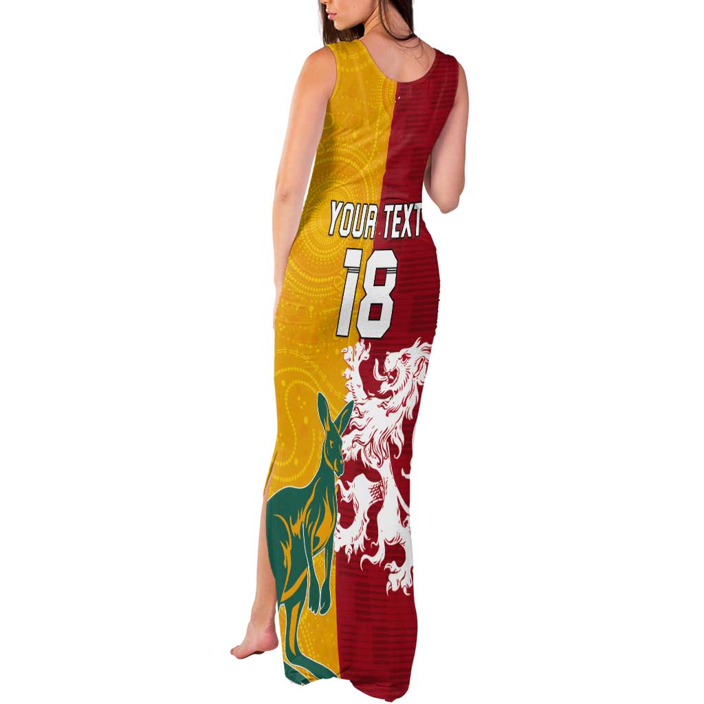 Custom British Lions Australia Tank Maxi Dress Unique Style - Aussie Hoodie