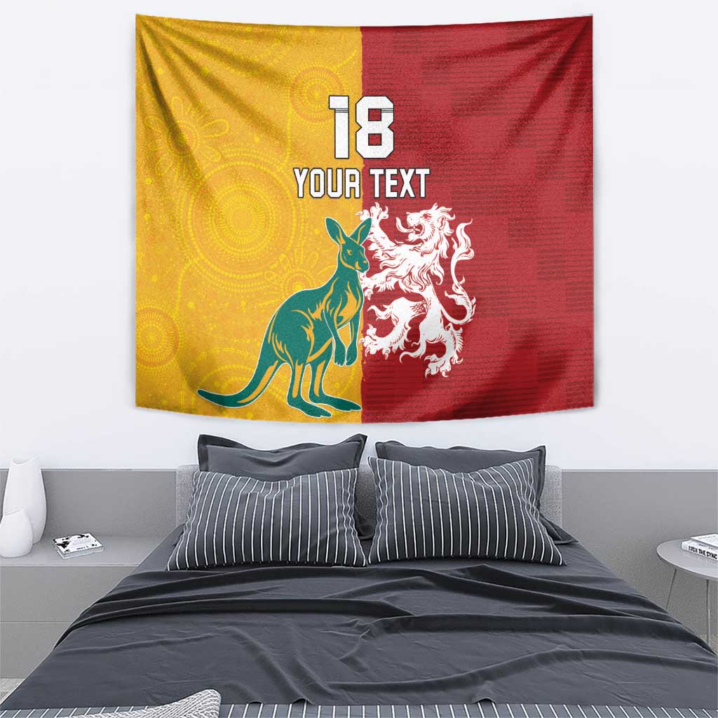 Custom British Lions Australia Tapestry Unique Style - Aussie Hoodie
