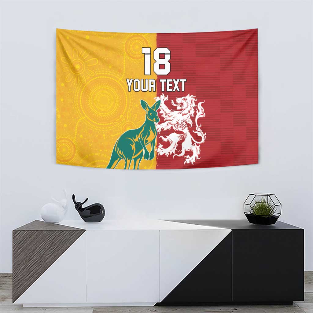 Custom British Lions Australia Tapestry Unique Style - Aussie Hoodie