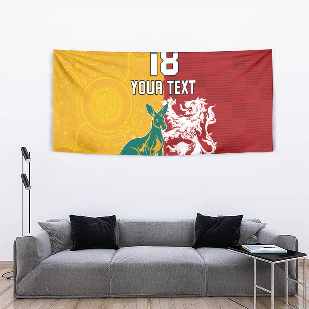 Custom British Lions Australia Tapestry Unique Style - Aussie Hoodie