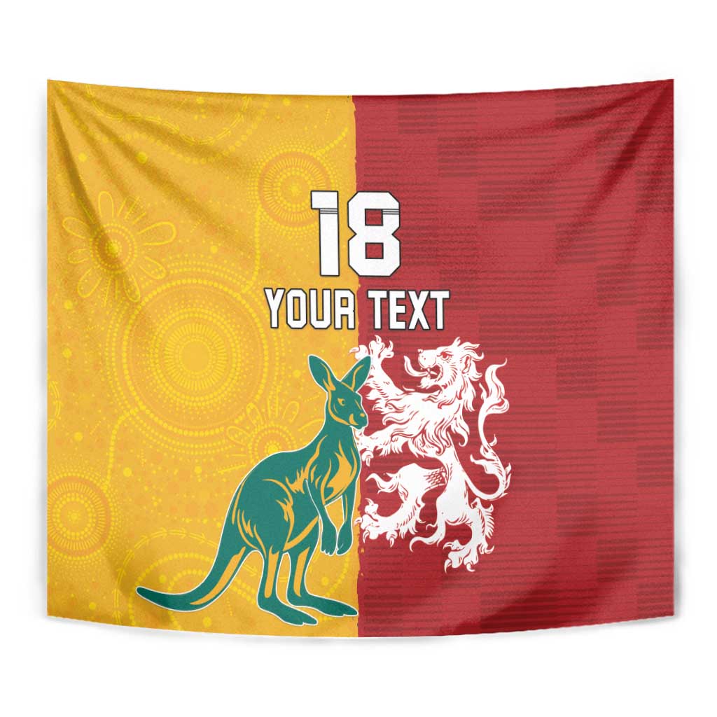 Custom British Lions Australia Tapestry Unique Style - Aussie Hoodie