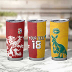 Custom British Lions Australia Tumbler Cup Unique Style - Aussie Hoodie