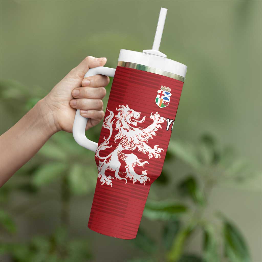Custom British Lions Australia Tumbler With Handle Unique Style - Aussie Hoodie