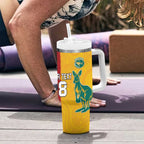 Custom British Lions Australia Tumbler With Handle Unique Style - Aussie Hoodie