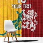 Custom British Lions Australia Window Curtain Unique Style - Aussie Hoodie