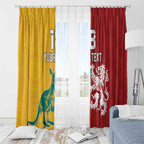 Custom British Lions Australia Window Curtain Unique Style - Aussie Hoodie