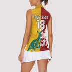 Custom British Lions Australia Women Sleeveless Polo Shirt Unique Style - Aussie Hoodie
