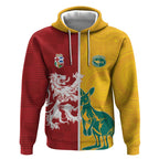 Custom British Lions Australia Zip Hoodie Unique Style - Aussie Hoodie