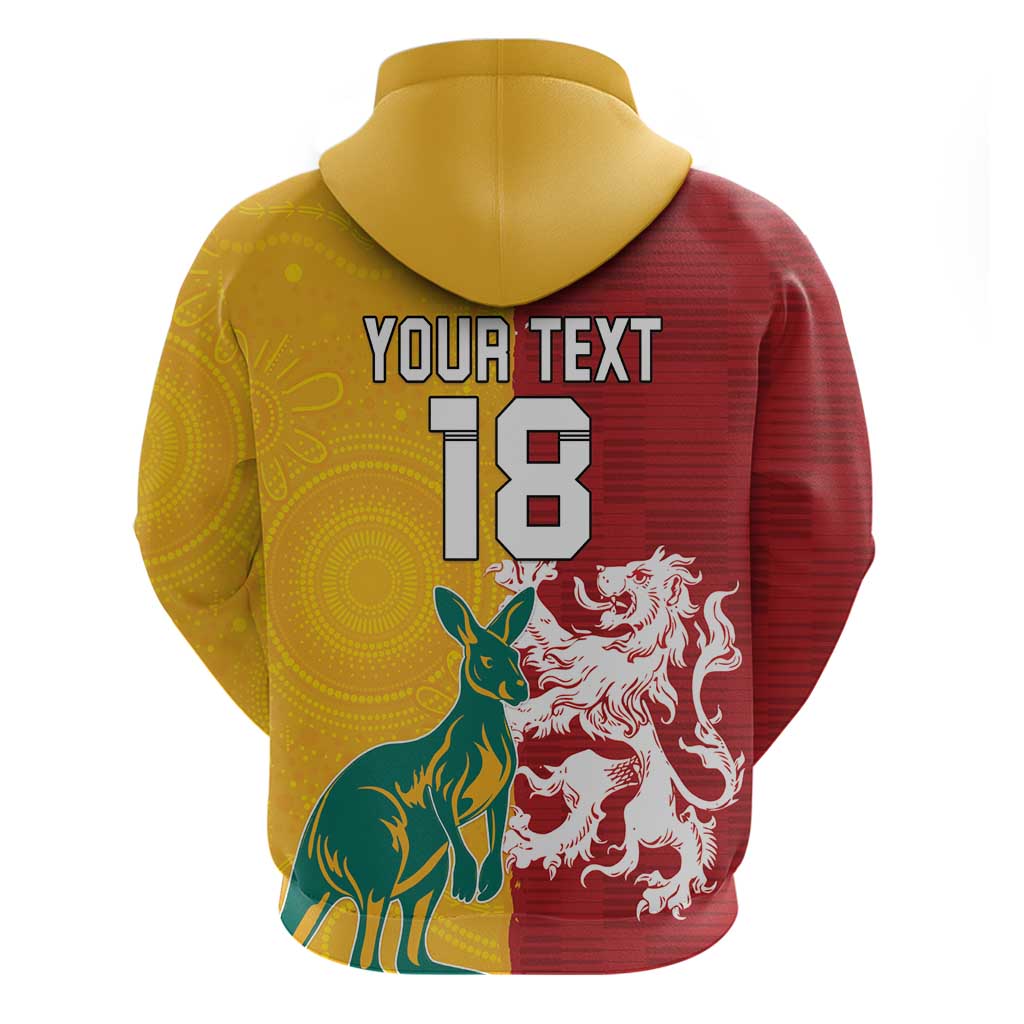 Custom British Lions Australia Zip Hoodie Unique Style - Aussie Hoodie