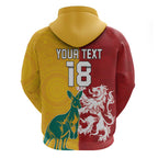 Custom British Lions Australia Zip Hoodie Unique Style - Aussie Hoodie