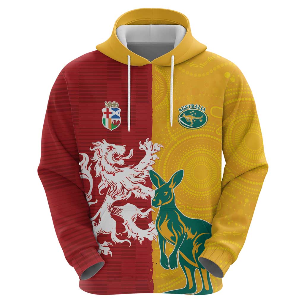 Custom British Lions Australia Zip Hoodie Unique Style - Aussie Hoodie
