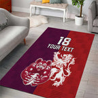 Custom British Lions Brumbies Area Rug Unique Style - Aussie Hoodie