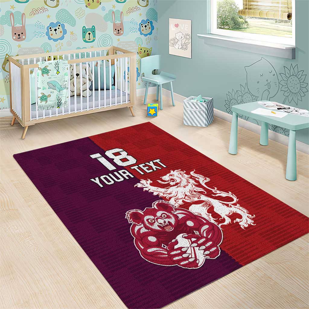 Custom British Lions Brumbies Area Rug Unique Style - Aussie Hoodie