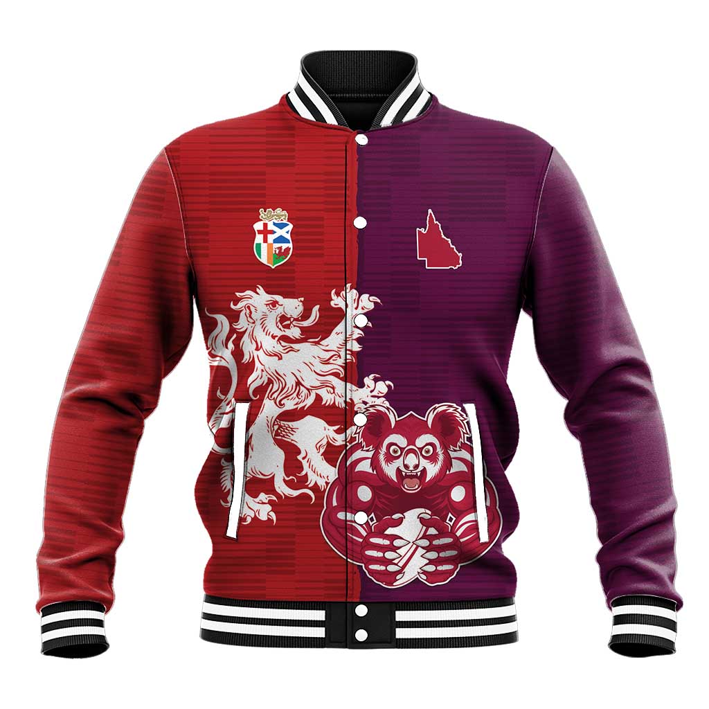 Custom British Lions Brumbies Baseball Jacket Unique Style - Aussie Hoodie