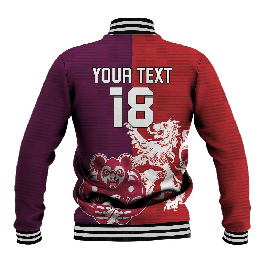Custom British Lions Brumbies Baseball Jacket Unique Style - Aussie Hoodie