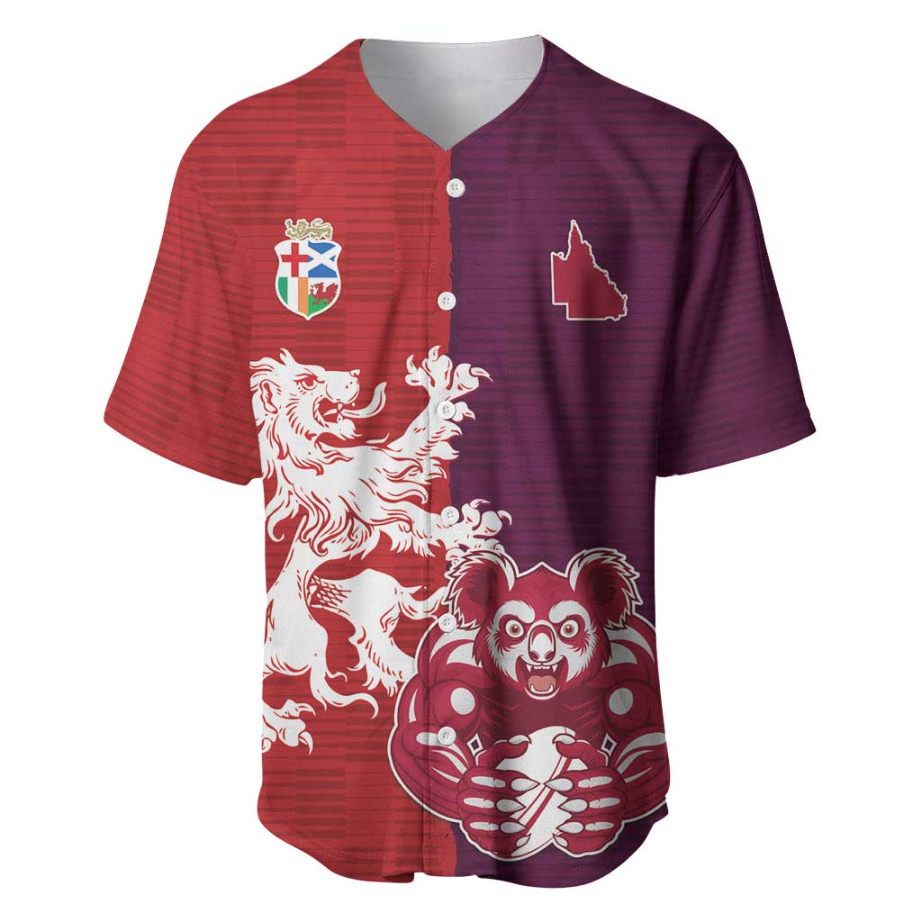 Custom British Lions Brumbies Baseball Jersey Unique Style - Aussie Hoodie