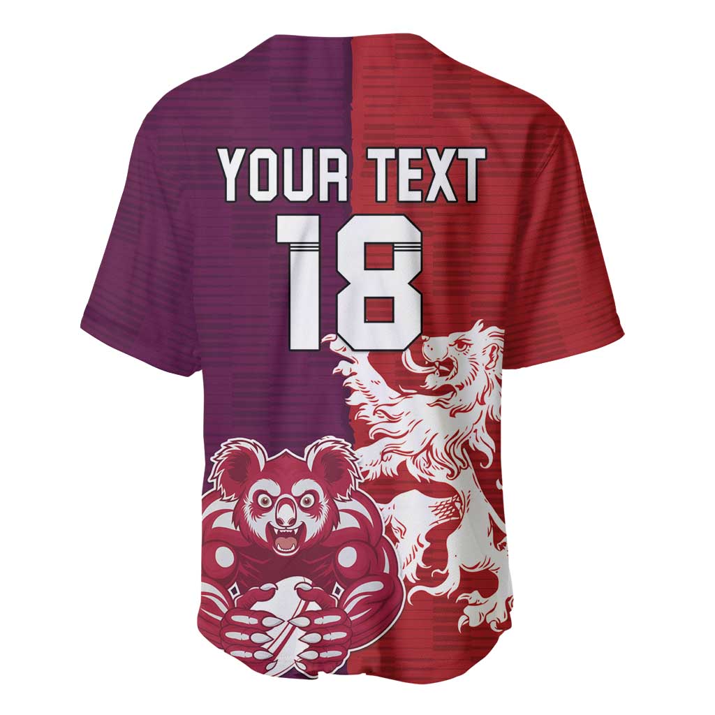 Custom British Lions Brumbies Baseball Jersey Unique Style - Aussie Hoodie