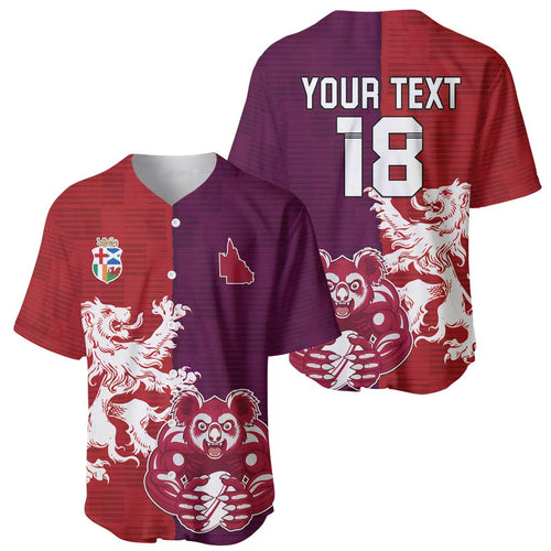 Custom British Lions Brumbies Baseball Jersey Unique Style - Aussie Hoodie