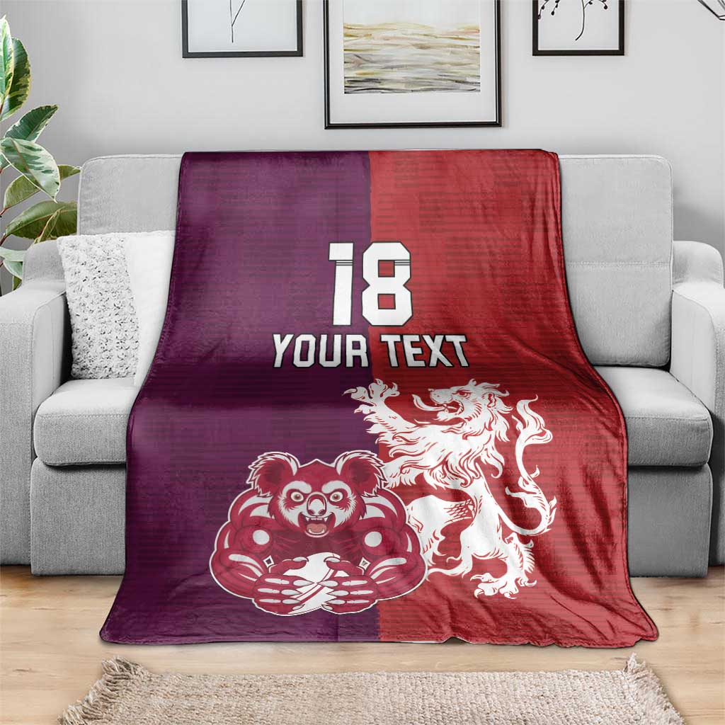 Custom British Lions Brumbies Blanket Unique Style - Aussie Hoodie