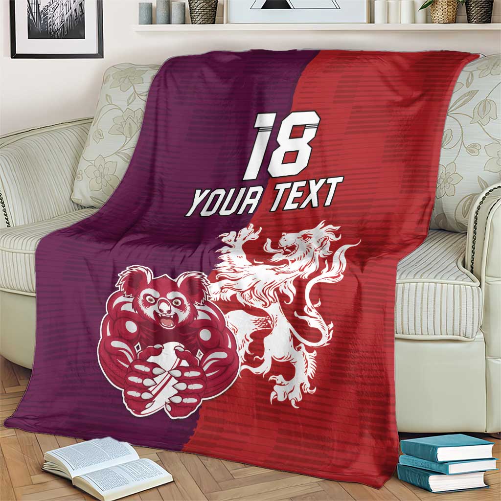 Custom British Lions Brumbies Blanket Unique Style - Aussie Hoodie