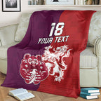 Custom British Lions Brumbies Blanket Unique Style - Aussie Hoodie