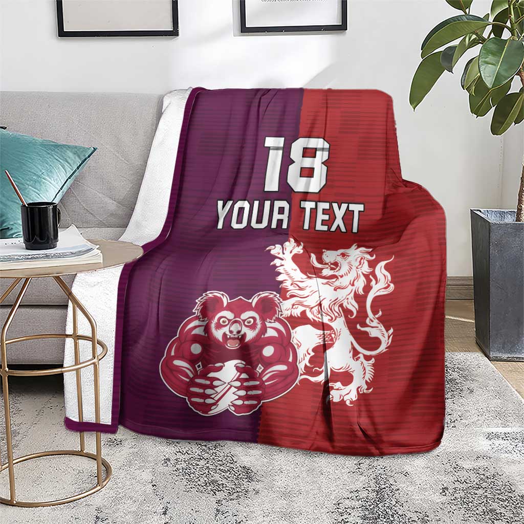 Custom British Lions Brumbies Blanket Unique Style - Aussie Hoodie