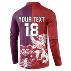 Custom British Lions Brumbies Button Sweatshirt Unique Style - Aussie Hoodie