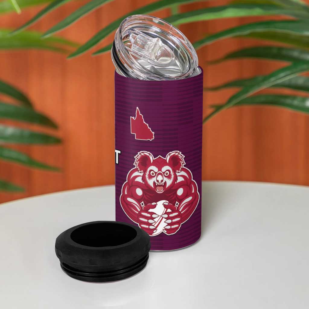 Custom British Lions Brumbies 4 in 1 Can Cooler Tumbler Unique Style - Aussie Hoodie