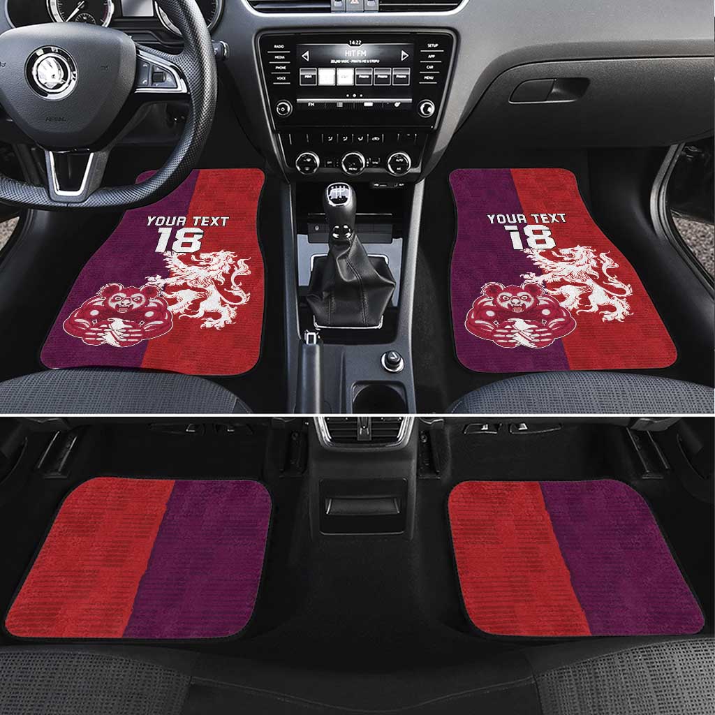 Custom British Lions Brumbies Car Mats Unique Style - Aussie Hoodie