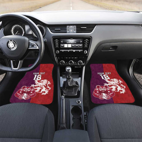 Custom British Lions Brumbies Car Mats Unique Style - Aussie Hoodie