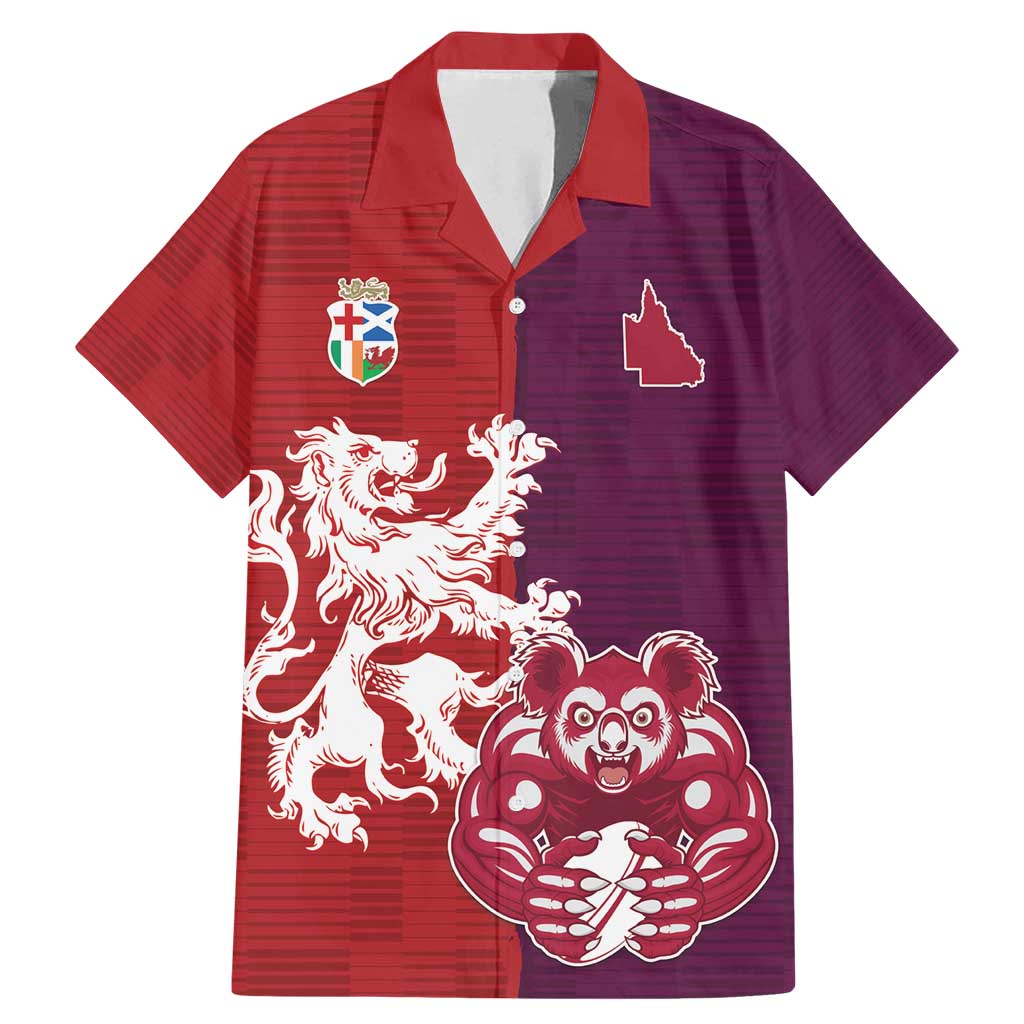 Custom British Lions Brumbies Family Matching Mermaid Dress and Hawaiian Shirt Unique Style - Aussie Hoodie