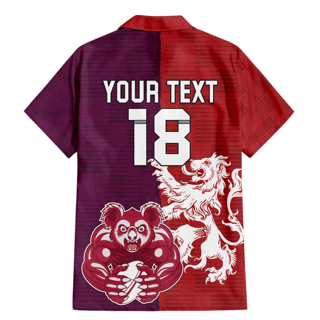 Custom British Lions Brumbies Family Matching Mermaid Dress and Hawaiian Shirt Unique Style - Aussie Hoodie