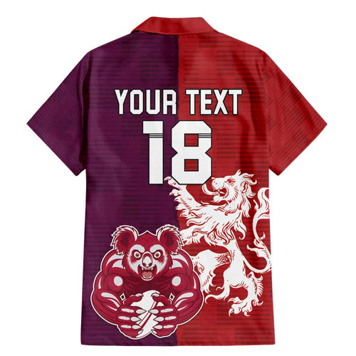 Custom British Lions Brumbies Family Matching Mermaid Dress and Hawaiian Shirt Unique Style - Aussie Hoodie